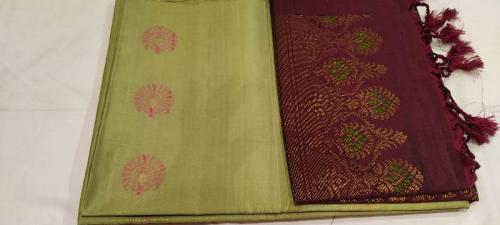 SOFT SILK SAREE WITH BLOUSE